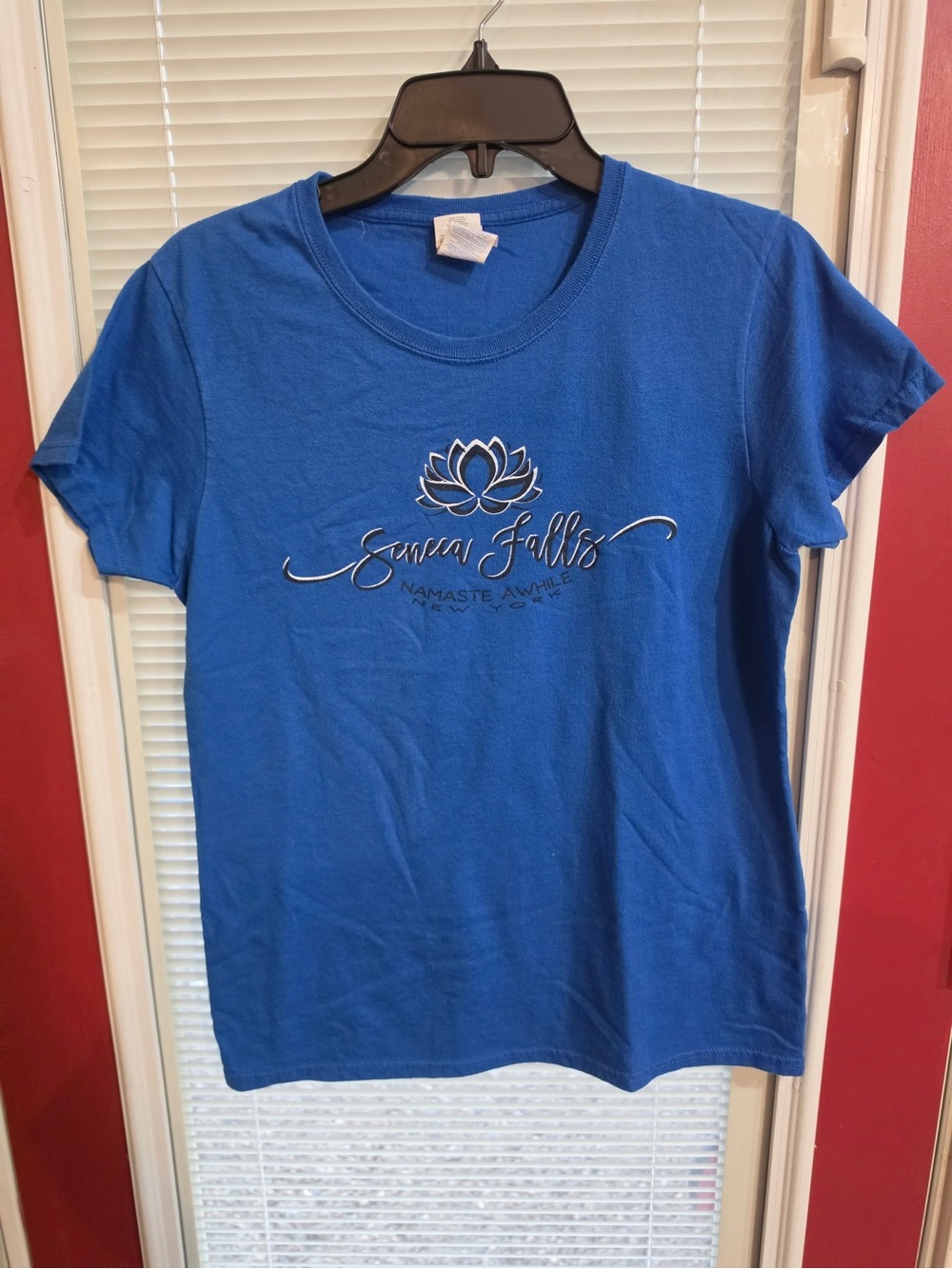 Gildan Women’s Short Sleeve Tee in Bright Blue